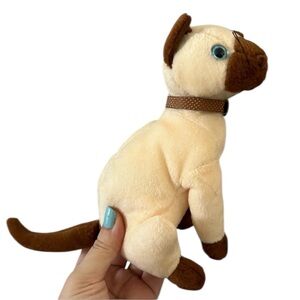 TY Beanie Baby Siam the Siamese Cat Birthday October 19, 2000